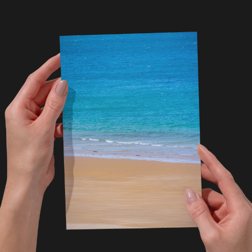 Summer Sand, Sea, Beach, Unframed Photography Print
