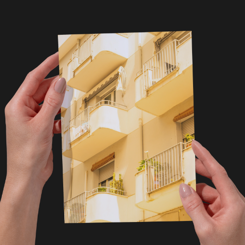 Italian Architecture Print. Summer in Sorrento, Unframed Print