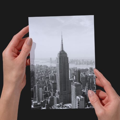 Empire State Building, New York City, Black & White, Unframed Photography Print