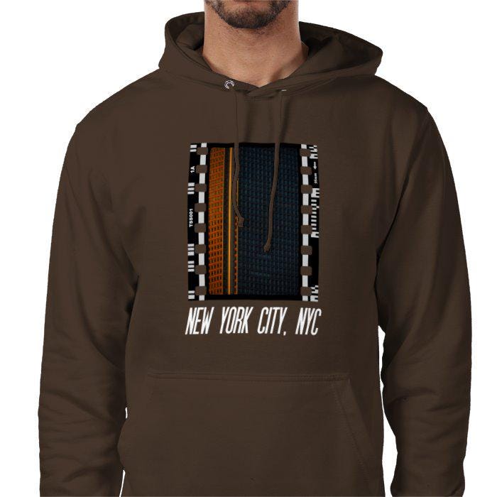 New York City Architecture, USA, Unisex College Hoodie, Photography Film Travel Jumper