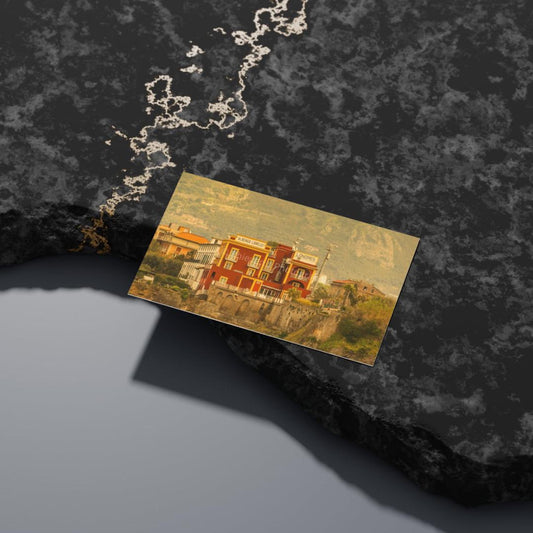 Italy Fridge Magnet, Italian Hotel, Amalfi Architecture, 6" x 4" High Quality Easy Fridge Magnet