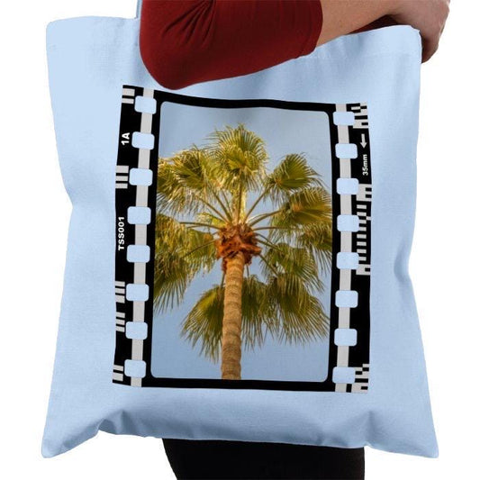 Summer Palm Tree, Holiday, Photography Film, Tote Bag