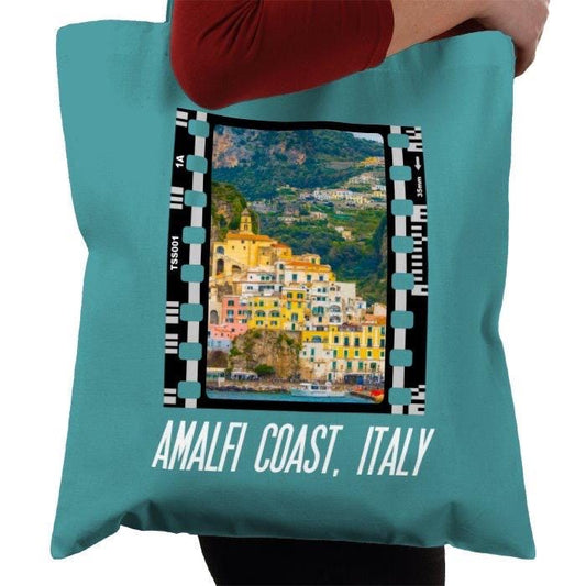 Amalfi Coast, Italian, Photography Film, Tote Bag