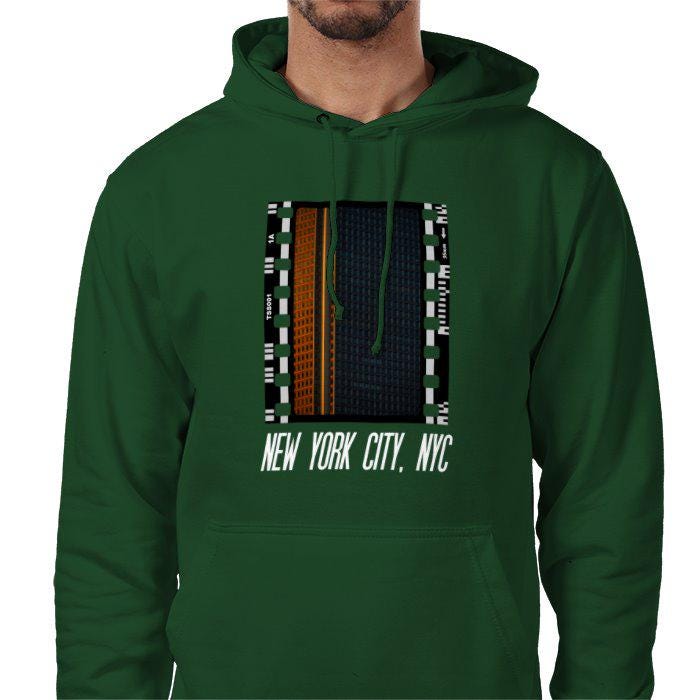 New York City Architecture, USA, Unisex College Hoodie, Photography Film Travel Jumper