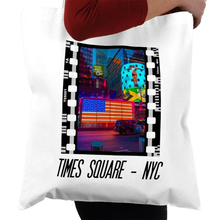 New York City Times Square, Photography, Tote Bag