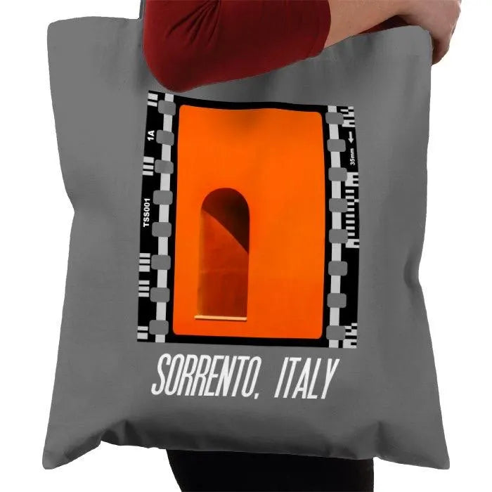 Italian Architecture, Sorrento Italy, Photography Film, Tote Bag