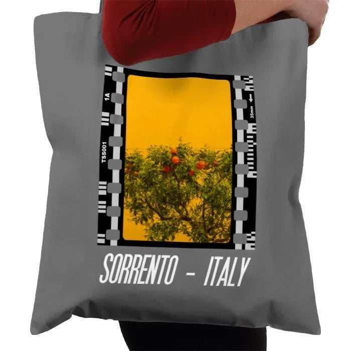 Sorrento Italian Lemon and Orange Tree, Photography Film, Tote Bag