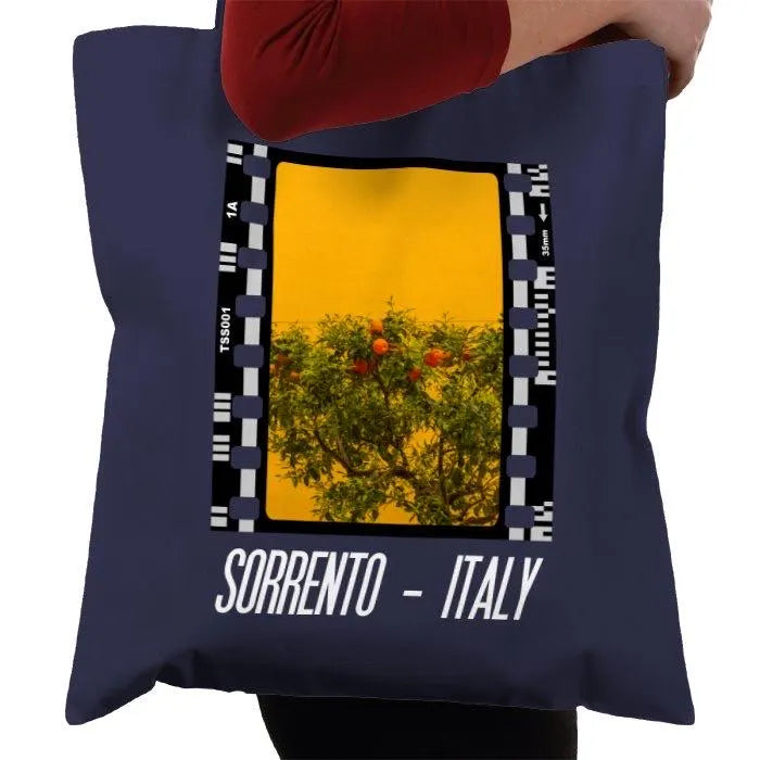 Sorrento Italian Lemon and Orange Tree, Photography Film, Tote Bag