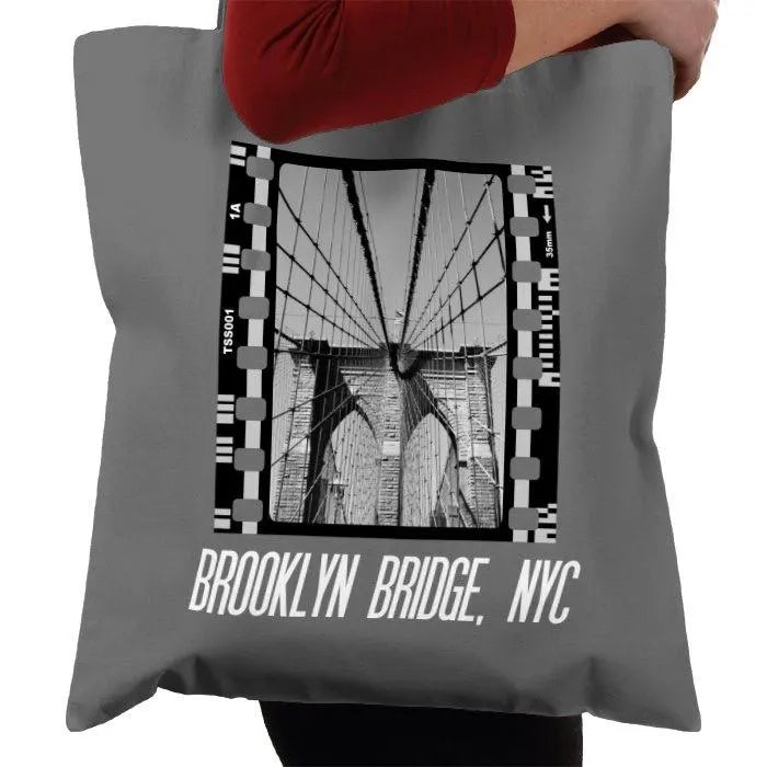 Brooklyn Bridge New York City, NYC, Photography Film, Tote Bag