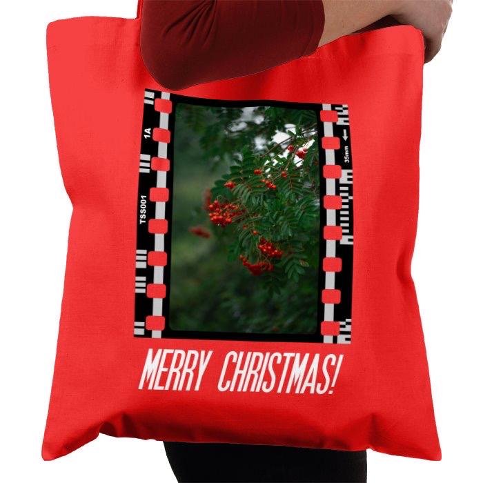 EXCLUSIVE Christmas Holiday, Red Berry Tree, Photography Film, Tote Bag