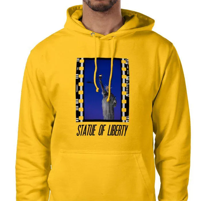 Statue of Liberty, New York City, USA, Unisex College Hoodie, Photography Film Travel Jumper, Original Image