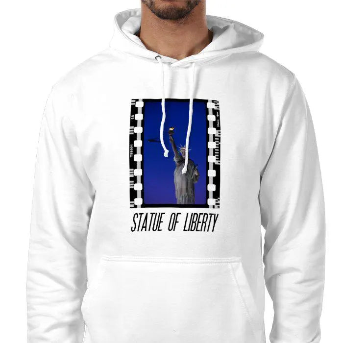 Statue of Liberty, New York City, USA, Unisex College Hoodie, Photography Film Travel Jumper, Original Image