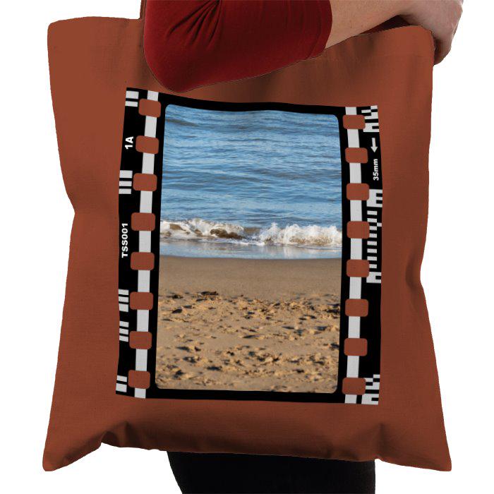 Beach Summer Sand and Sea, Holiday, Photography Film, Tote Bag