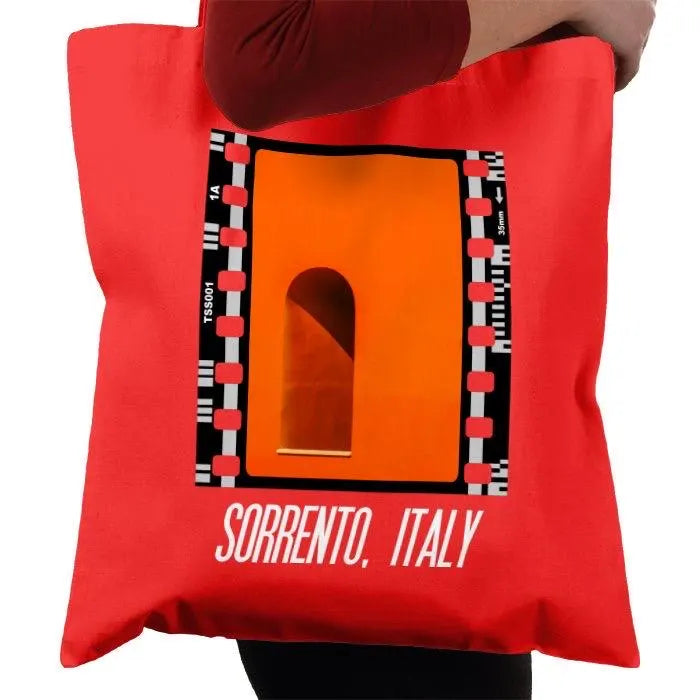 Italian Architecture, Sorrento Italy, Photography Film, Tote Bag