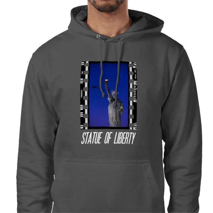 Statue of Liberty, New York City, USA, Unisex College Hoodie, Photography Film Travel Jumper, Original Image