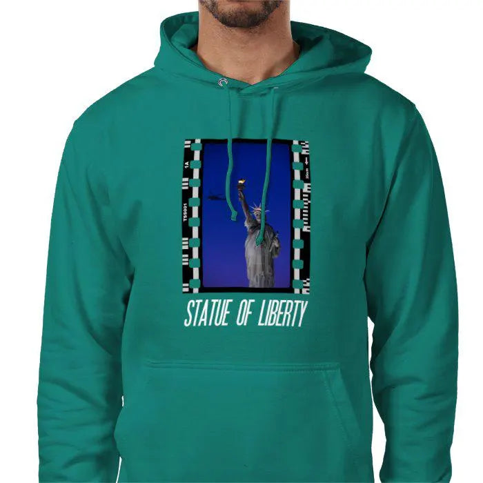 Statue of Liberty, New York City, USA, Unisex College Hoodie, Photography Film Travel Jumper, Original Image